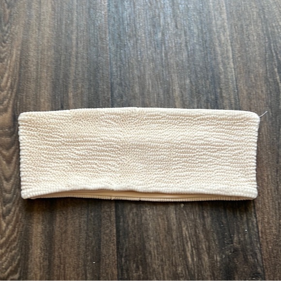 Lovers + Friends Cream Bandeau Bikini - Picture 2 of 6